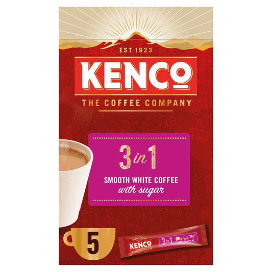 Kenco 3 In 1 Coffee With Sugar Sachets