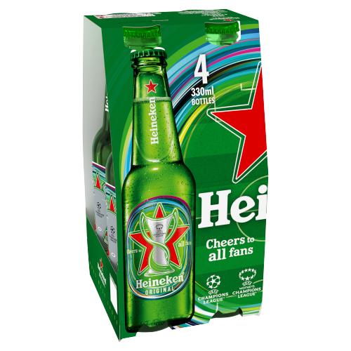 Heineken 4PK Long Neck