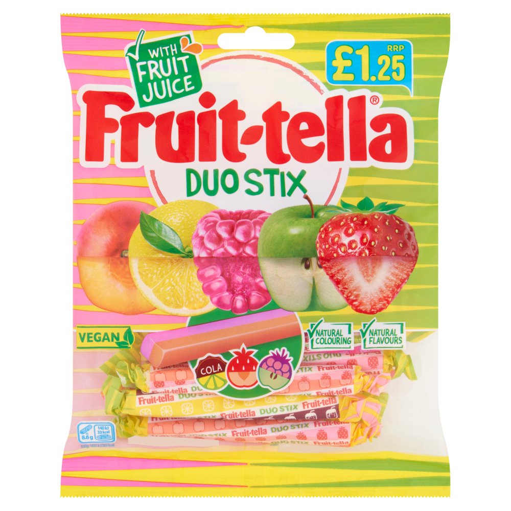 Fruittella Duo Stix Vegan Pm1.25