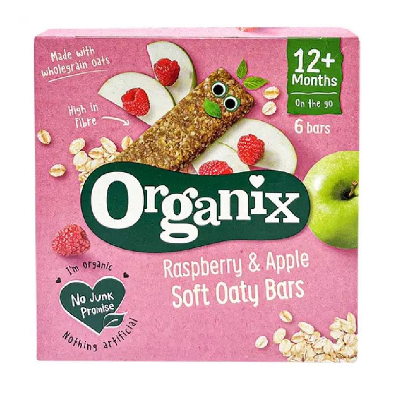 Organix Raspberry & Apple Soft Oaty Bars 12+M