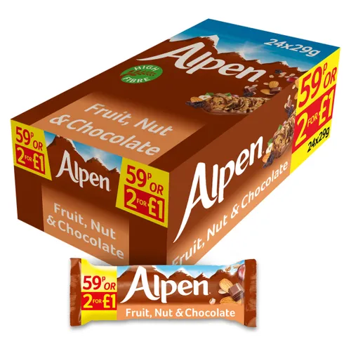 Alpen Fruit And Nut Chocolate Bar Pm59P