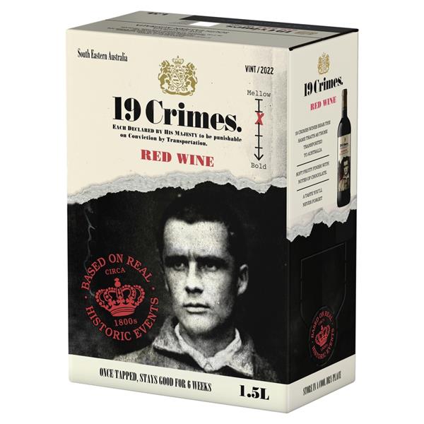 19 Crimes Red Blend Bib Ps