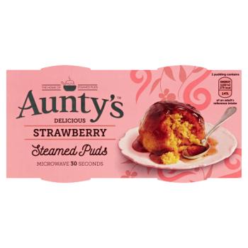 Auntys Strawberry Pudding