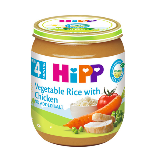 Hipp Organic Vegetable Rice Chicken 4Months