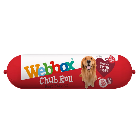 Webbox Beef Dog Chub Roll