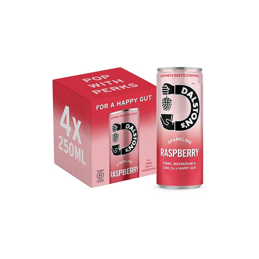 Dalstons Raspberry Prebiotic Soda For Your Gut Multipack