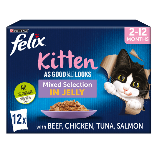 Felix Kitten Mixed Selection In Jelly