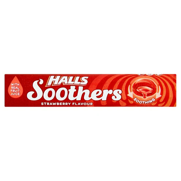 Halls Soother Strawberry(6)