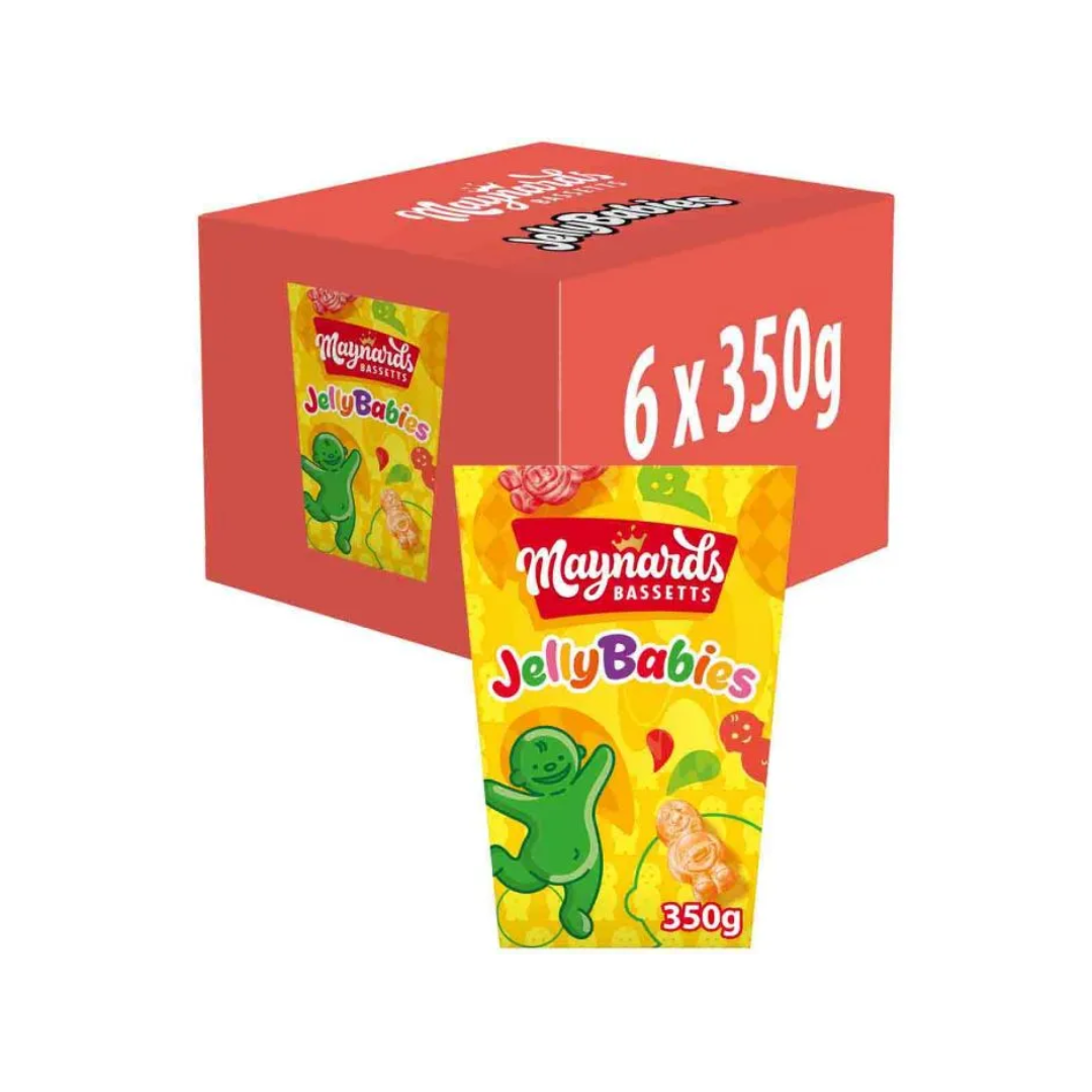 Maynards Bassett's Jelly Babies 350G X 6 (LP)