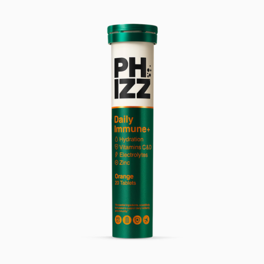 Phizz Tube 20 Tablets Orange Immunity