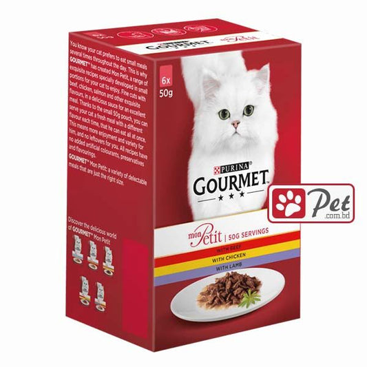 Gourmet Mon Petit Beef Chicken & Lamb 50G