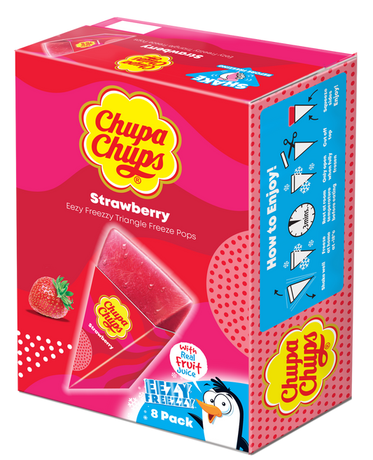 Chupa Chups Strawberry Triangles 8PK