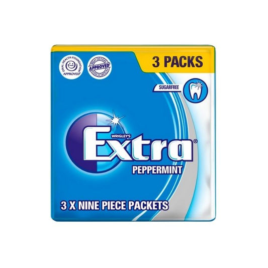 Wrigley Extra Peppermint 9Pc 3PK*