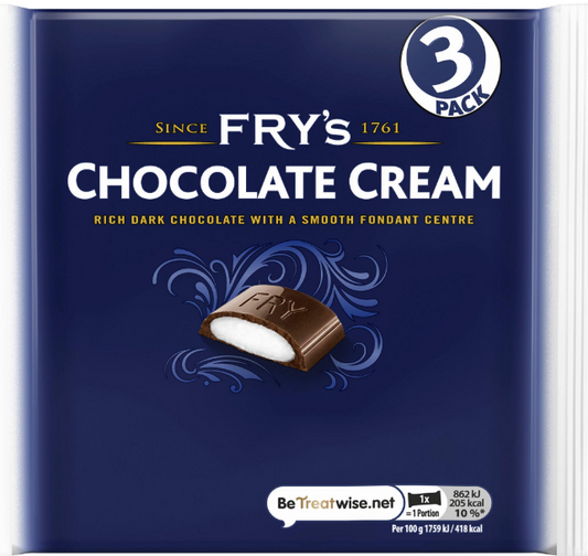 Frys Chocolate Cream 3PK