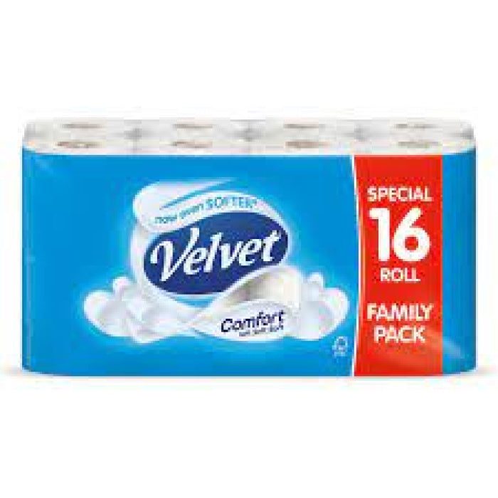 Velvet Comfort 50% Longer 16 Roll