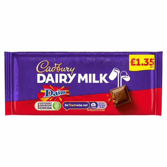 Cadbury Dairy Milk Daim Pm1.35 120G