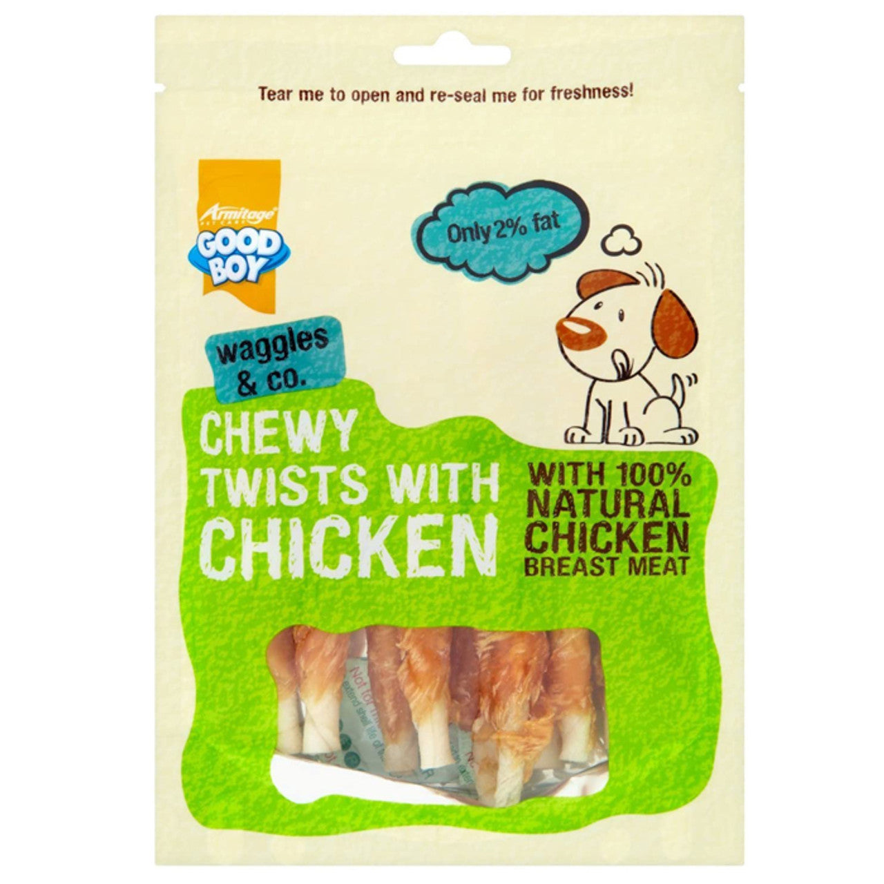 Good Boy Chewy Twists With Chicken