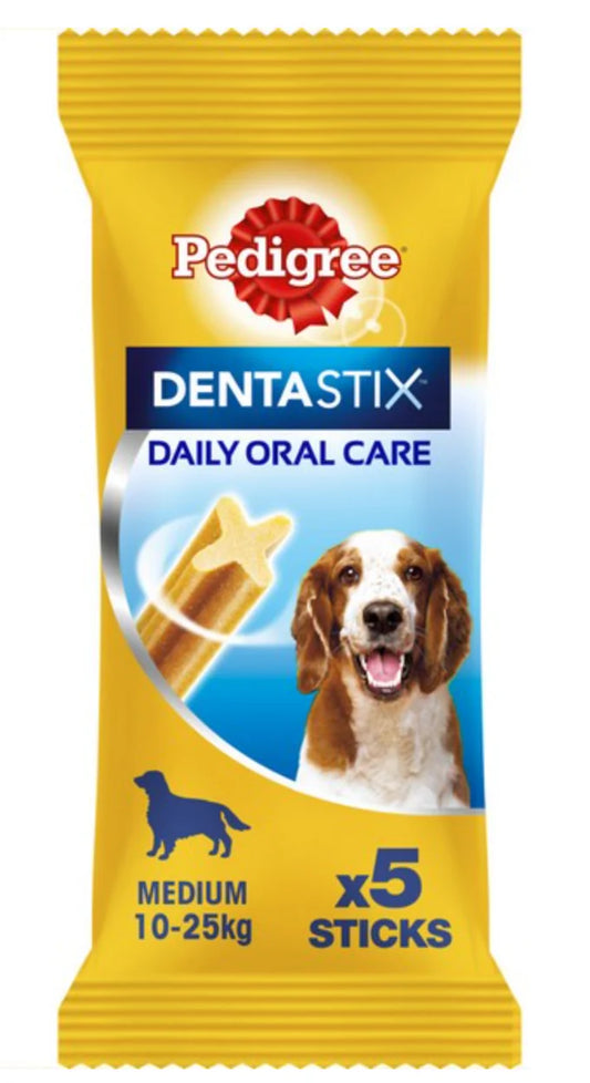 Pedigree Dentastix Dental Chews Medium Dog 5 Stick