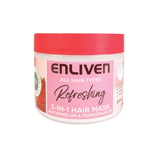 Enliven Hair Food Watermelon & Pomegranate 3In1 Hair Mask