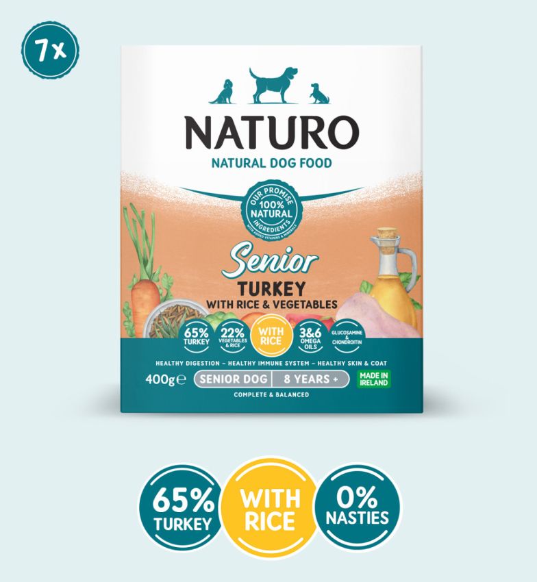 Naturo Senior Turkey Rice & Vegetable