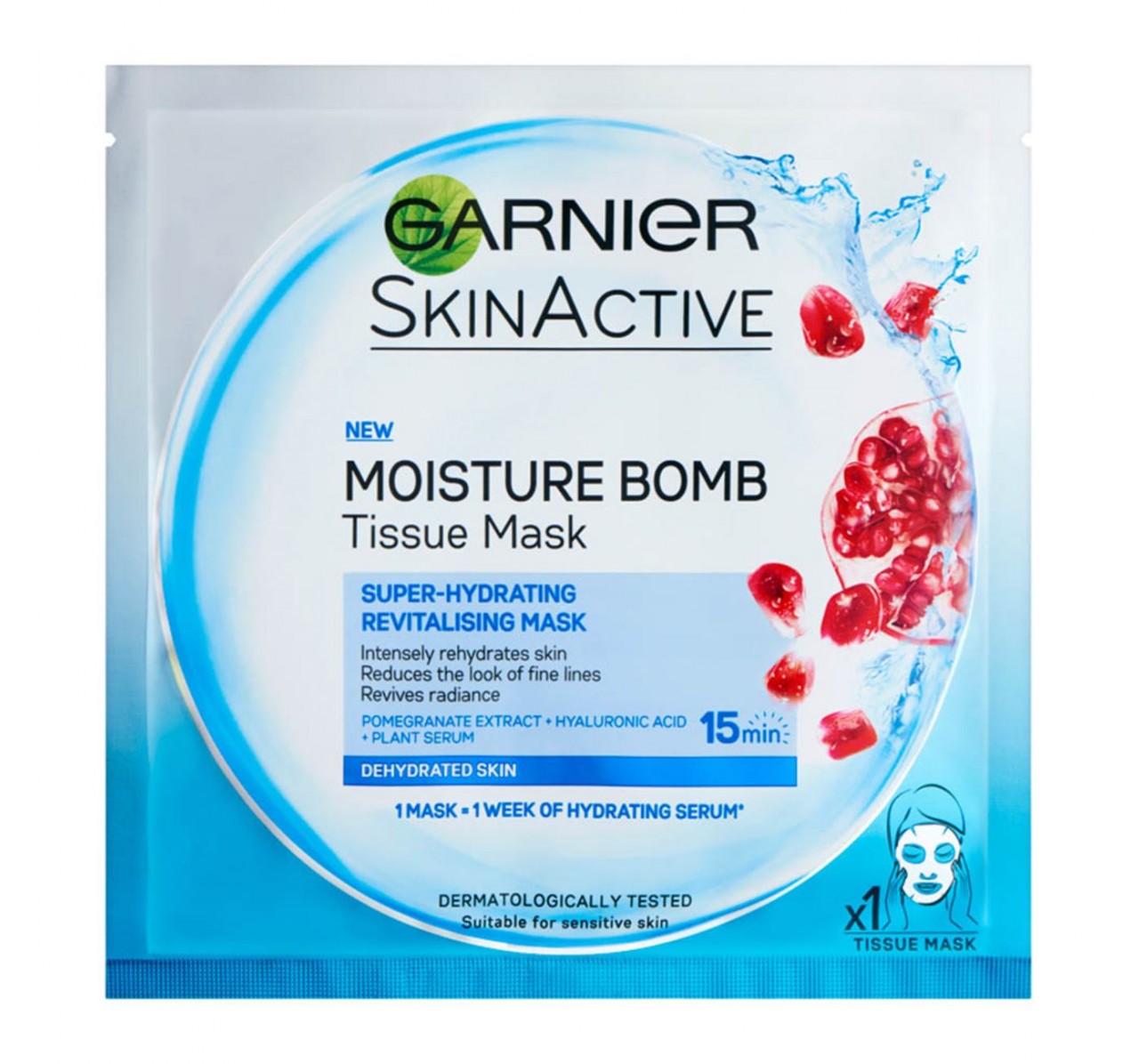 Garnier Moisture Bomb Pomegranate Face Sheet Mask