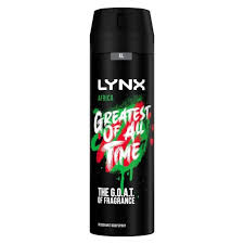 Lynx Body Spray Africa Pm3.99 200Ml