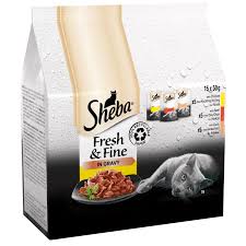 Sheba Fresh & Fine Pouches Meat Collection In Gravy