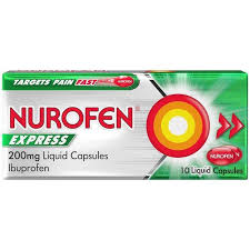 Nurofen Gsl Express Liquid Caps 200Mg