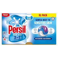 Persil 3 In 1 Non Bio Sensitive Washing Liquitabs