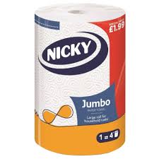 Nicky Jumbo Kitchen Towel Pm £1.99 Sgl