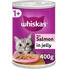 Whiskas 1+ Cat Tin Salmon Jelly