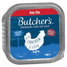 Butchers Chicken & Liver Dog Food Tray Pm1