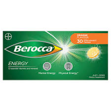 Berocca Orange Effervescent Tablets 15S*