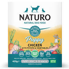 Naturo Puppy Gf Chicken With Potato & Veg Pouch 150G