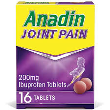 Anadin Gsl Joint Pain Ibuprofen Tabs * 12