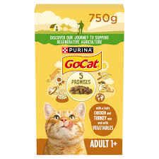 Go Cat Adult Dry Turkey Chicken & Veg 750G