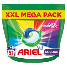 Ariel Colour All In 1 Pods Liquid Capsules 51W