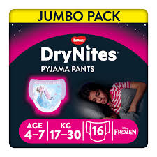 Huggies Drynites Girl 4-7