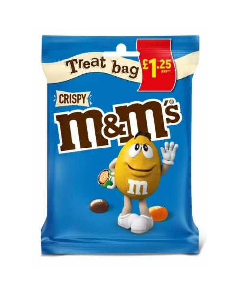 M&Ms Crispy Treat Bag £1.35 77G