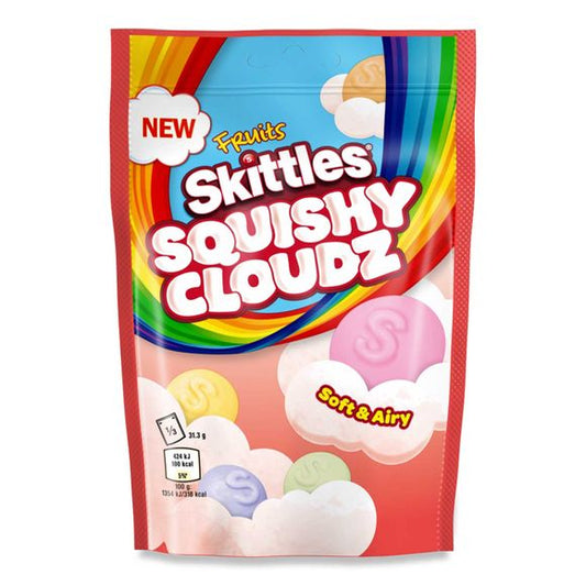 Skittles Squishy Cloudz Fruit Sweets Pouch Bag