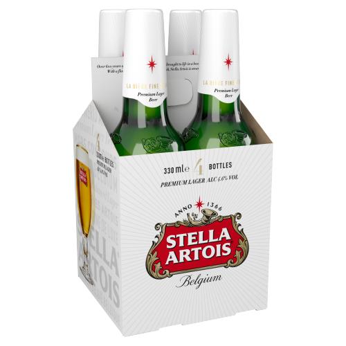 Stella Artois 4.6% 4X330Ml