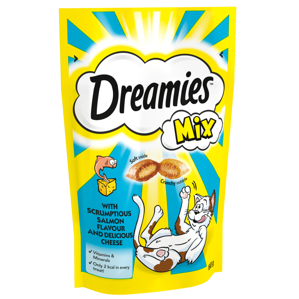 Dreamies Mixups Salmon & Cheese