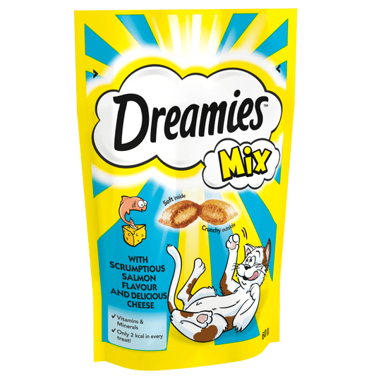 Dreamies Mixups Salmon & Cheese