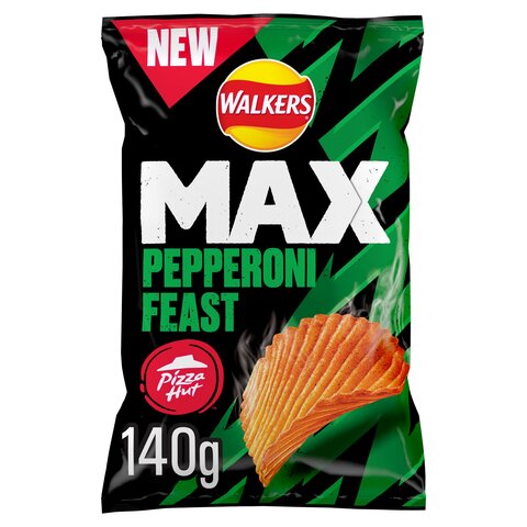 Walkers Max Pizza Hut Pepperoni Feast