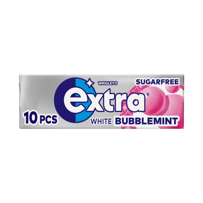 Wrigley Extra Sugar Free White Bubblemint Gum