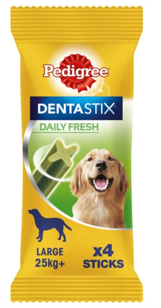 Pedigree Dentastix Dental Chews Large Dog 4 Stick